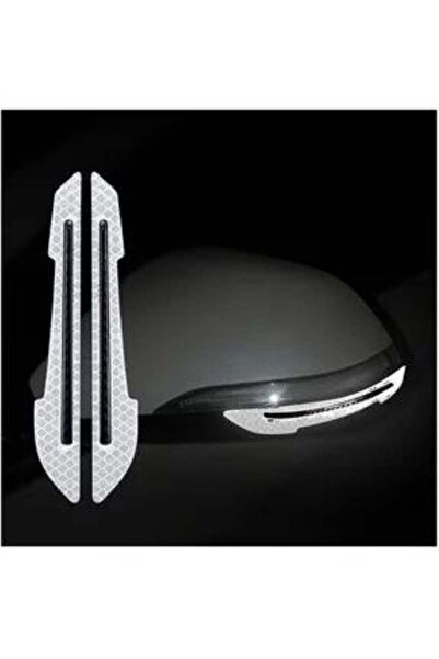 Yıldız İzi Oto Araç Yan Ayna Reflektör Sticker Yan Ayna Koruyucu Sticker Kedi...