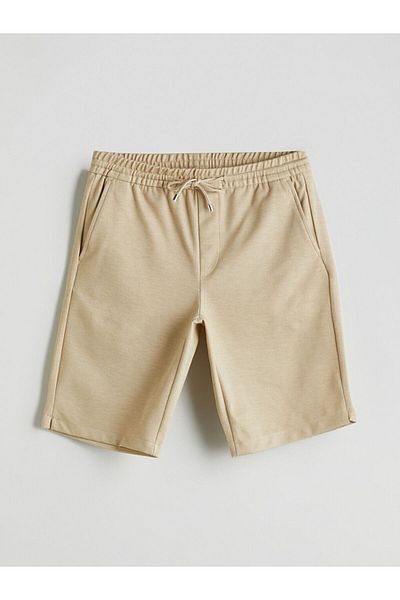 LC Waikiki Natuvera Beige Slim Fit Men's Shorts