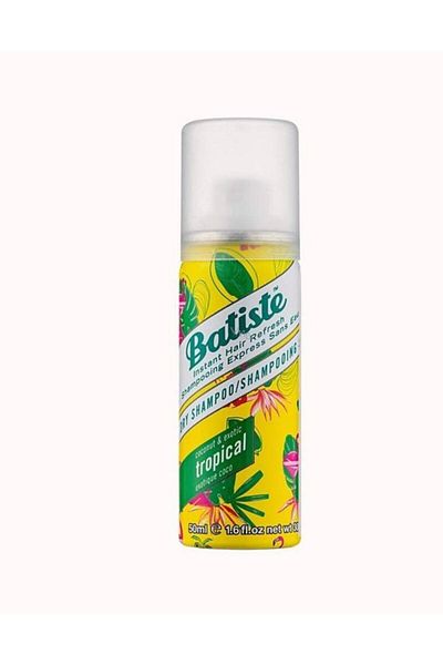 Batiste Batiste Tropical Shampoo 50ml for dry hair gives it volume and shine