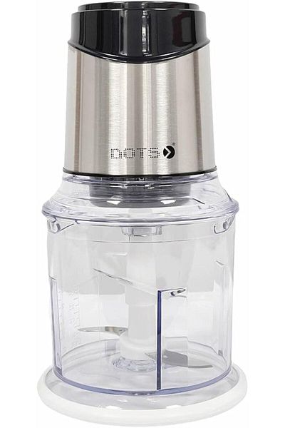 DOTS Electric chopper, 0.6L plastic bowl, stainless steel 400W CP-640, Silver