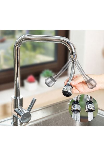 LiderGlobal Water Saving 2 Mode Faucet Head Short