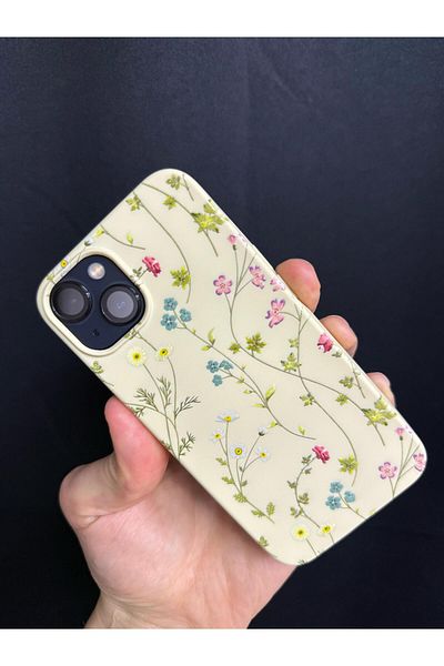 kalimera حافظة هاتف بنمط إطلاق مخملي من السيليكون المتوافق مع هاتف iPhone 13/14