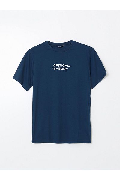 LC Waikiki Tricou pentru bărbați din bumbac pieptănat cu imprimeu LCW ECO