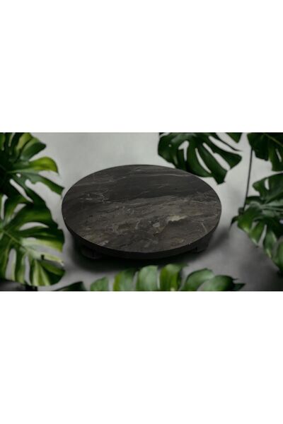 YTA collection AHŞAP YUVARLAK 4 TEKERLEKLİ SAKSI, DAMACANA, TÜP ALTLIĞI