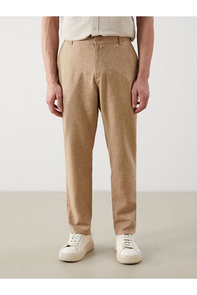 LC Waikiki Ανδρικό παντελόνι Chino New Season Standard Fit Λινό Μικτό - S51104Z8