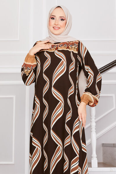 EBRUTESETTÜR Φόρεμα Hijab με μοτίβο Ivy