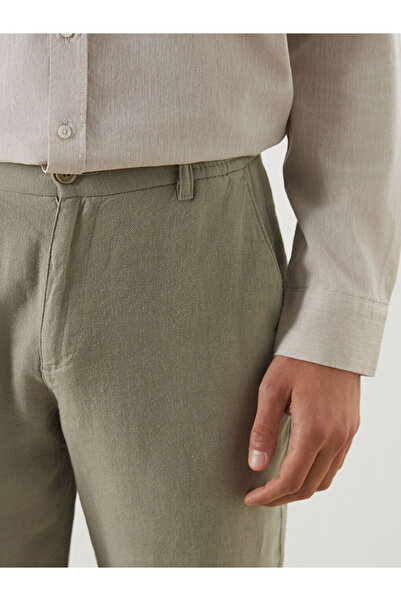 LC Waikiki Ανδρικό παντελόνι SOUTHBLUE Slim Fit Linen Blend