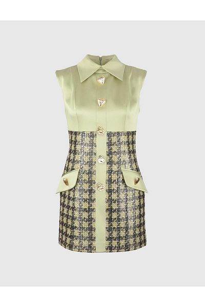 İLVİ Otylia Green Women's Dress