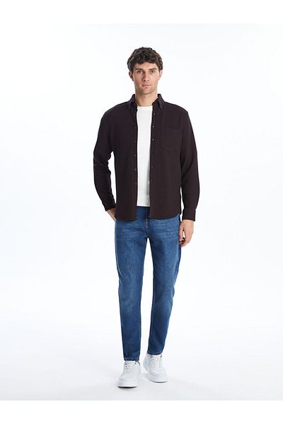 LC Waikiki Cămașă cu mânecă lungă LCWAIKIKI Classic Regular Fit pentru bărbați
