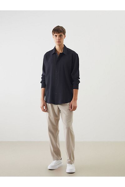 LC Waikiki Ανδρικό μακρυμάνικο πουκάμισο LCW Vision Comfortable Fit