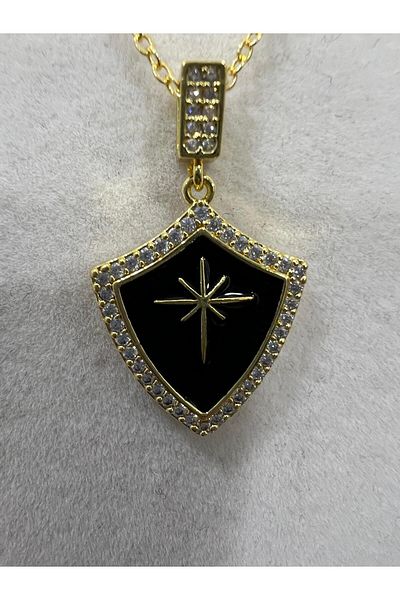 Store Çağla Şikel "Shield Badge" Necklace