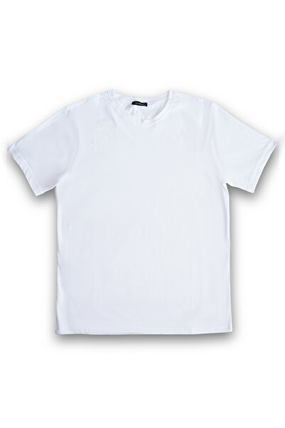 JERENS تي شيرت جيرين أبيض قطن 100% |   مقاس عادي، رقبة دائرية، تي شيرت أساسي ...