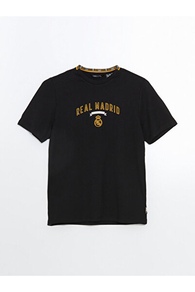 LC Waikiki Tricou pentru fani XSIDE ACTIVE guler rotund Real Madrid cu imprim...