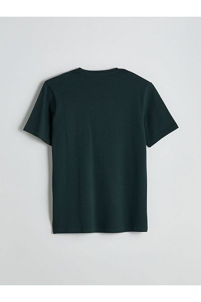 LC Waikiki Ανδρικό μπλουζάκι με στάμπα LCWAIKIKI Classic Crew Neck