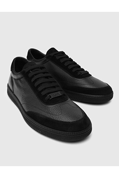 İLVİ Guehi Süet Deri Erkek Siyah Spor Ayakkabı