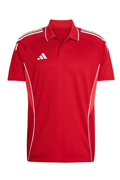 adidas Ανδρικό μπλουζάκι Tiro 25 Competition Polo Neck T-shirt ΚΟΚΚΙΝΟ