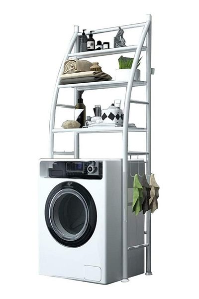 Primo Plus 3-Tier Bathroom/Washing Machine Rack White