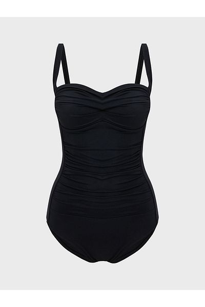 LC Waikiki Costum de baie pentru damă cu cusături și detaliu Buzgu din noua sezon - S54223Z8