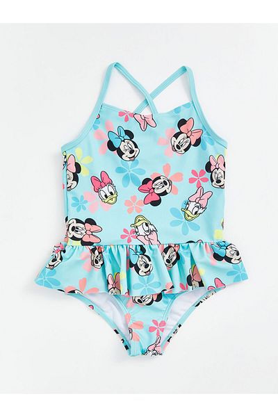 LC Waikiki Lcw Printed Girl's Swimsuit
