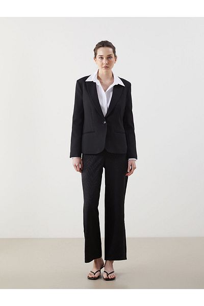 LC Waikiki Lcw Regular Fit Women's Blazer Jacket Fast Fashion