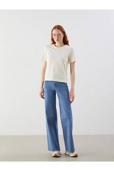 LC Waikiki Vanilla Crew Neck Women's T-Shirt