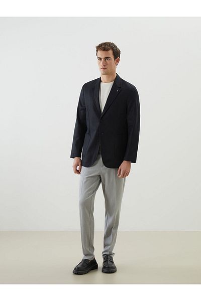 LC Waikiki Slim Fit Linen Look Men's Blazer Jacket