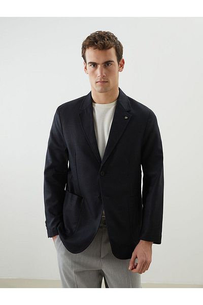 LC Waikiki Slim Fit Linen Look Men's Blazer Jacket