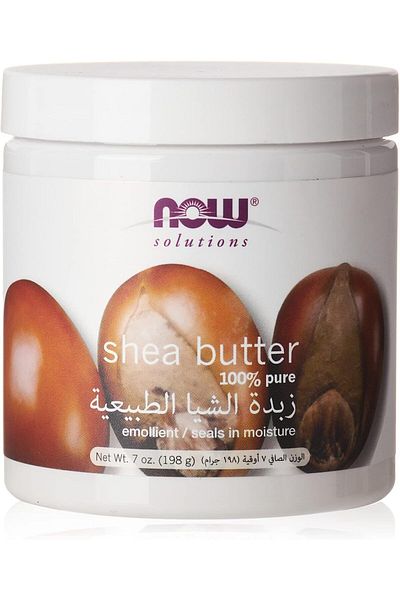 Now كريم مرطب بخلاصة زبدة الشيا النقية شفاف 198جرام