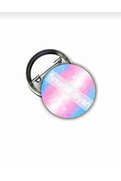 fırsatlar diyarı Transgender Pride Flag Galaxy Buton Rozet