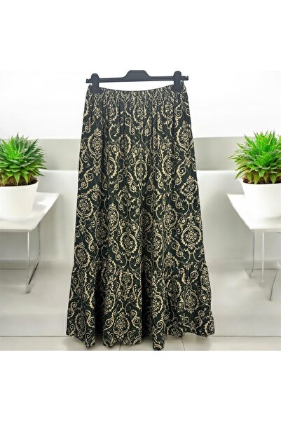 Gökçe Giyim Selçuklu Viskon Katlı Etek