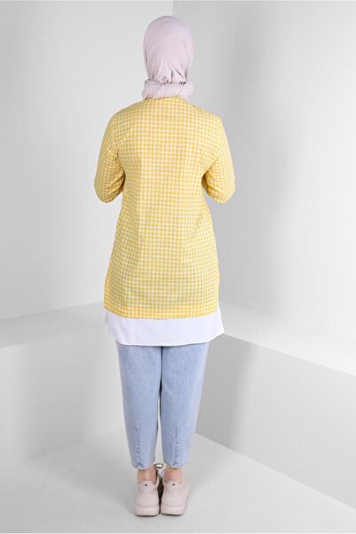 Alvina GINGER PATTERNED BUTTONED TUNIC 43644