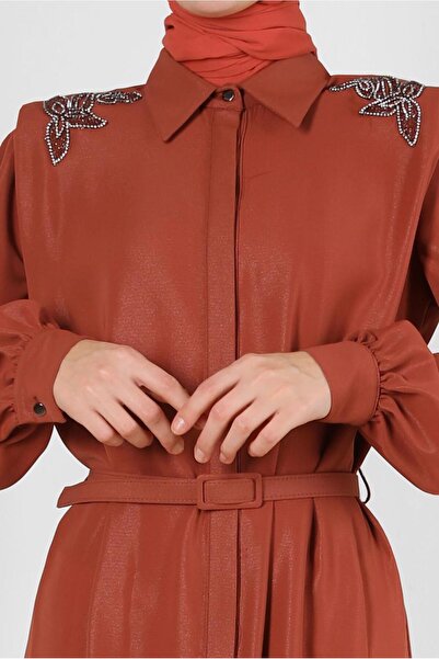 Alvina STONE DETAIL ON SHOULDER BELT TUNIC 43774