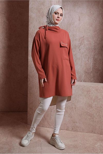 Alvina LAPEL TIE TUNIC 44438