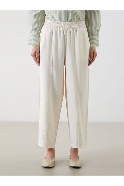 LC Waikiki New Season Women's Elastic Waist Trousers - S5Ms42Z8