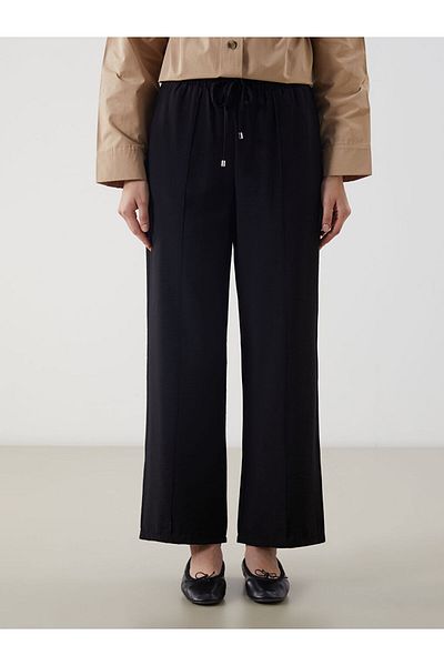 LC Waikiki Pantaloni de damă New Season cu talie elastică Wide Crotch - S5LD78Z8