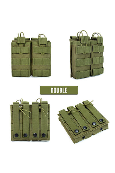 Choice Double-ArmyGreen 1000D Tactical Magazine Pouch Double/Triple/Quadruple...