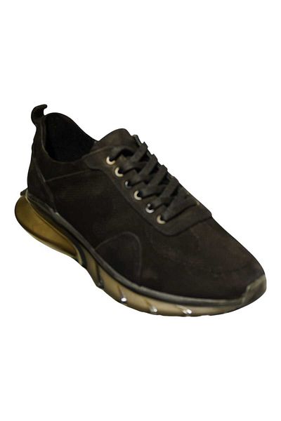 HON'S Pantofi sport pentru bărbați - piele nubuc, talpă cu balon de aer, legături ortopedice, pantofi premium
