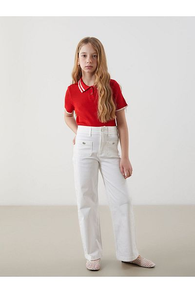 LC Waikiki Lcw Adjustable Elastic Waist Girl's Trousers