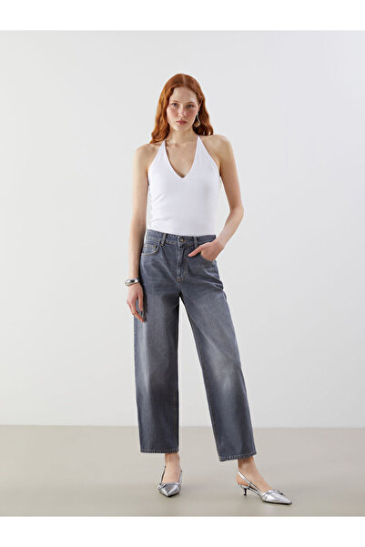 LC Waikiki Damskie spodnie jeansowe typu Boyfriend