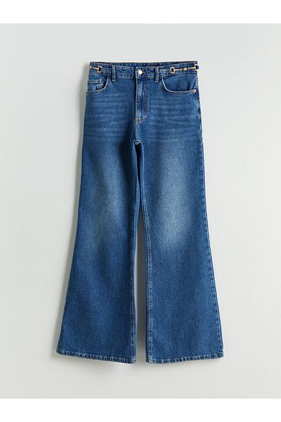 LC Waikiki Lcw Jeans Indigo Flare Women's Jean Pants