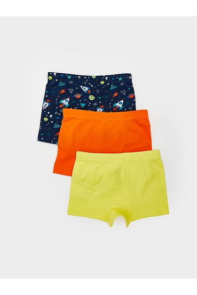 LC Waikiki Quality Parts from Celebi Store |   Printed Boys' Boxers with Elastic Waist, 3-Piece