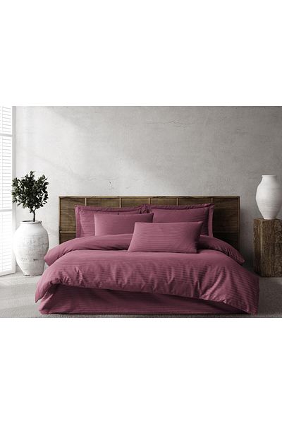 Class Home Collection Double Linen Set Class Home Collection 100% Satin Cotton 210TC 6 Pieces Duvet Cover 200x220 Modeste