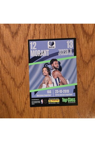 Panini Top Class Nba Game Card - Morant & Jackson Jr. Synergy 231