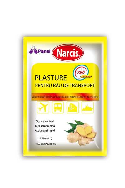 NARCIS Plasture de transport Rau cu ghimbir 20 bucăți