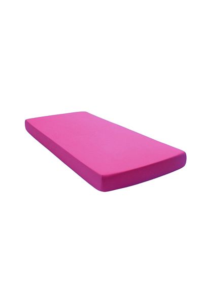 Kotonia Home Set pentru pat Kotonia Home husa elastic 160×200+20cm+2 fete perna 50×70cm, Jersey bumbac, Fucsia