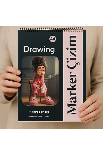Koala Marker Drawing Pad, Sketch Pad, A4 Size