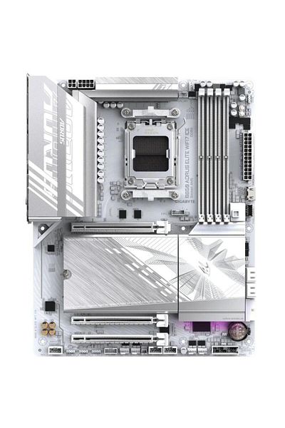 Gigabyte Placa de baza GIGABYTE B850 AORUS ELITE WIFI7 ICE, AMD B850, AM5, DDR5, ATX