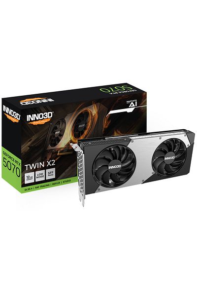 INNO3D Placa video INNO3D GeForce RTX 5070 TWIN X2 12GB GDDR7 192-bit