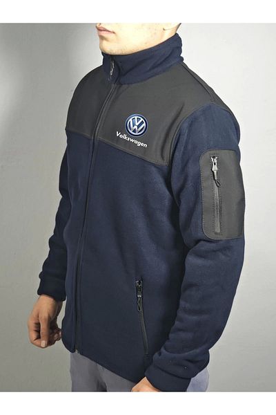 dafri ΜΠΟΥΦΑΝ FLEECE ΜΕ ΦΕΡΜΟΥΑΡ ΜΕ ΛΟΓΟΤΥΠΟ VOLKSWAGEN