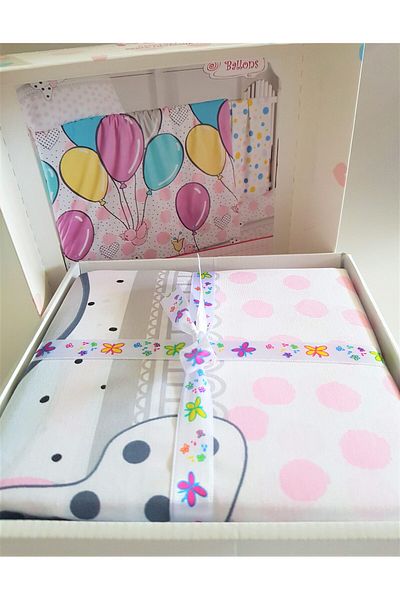 Kotonia Home Lenjerie completa 4 piese patut Kotonia Home Bebe - Toys 24, 100% bumbac